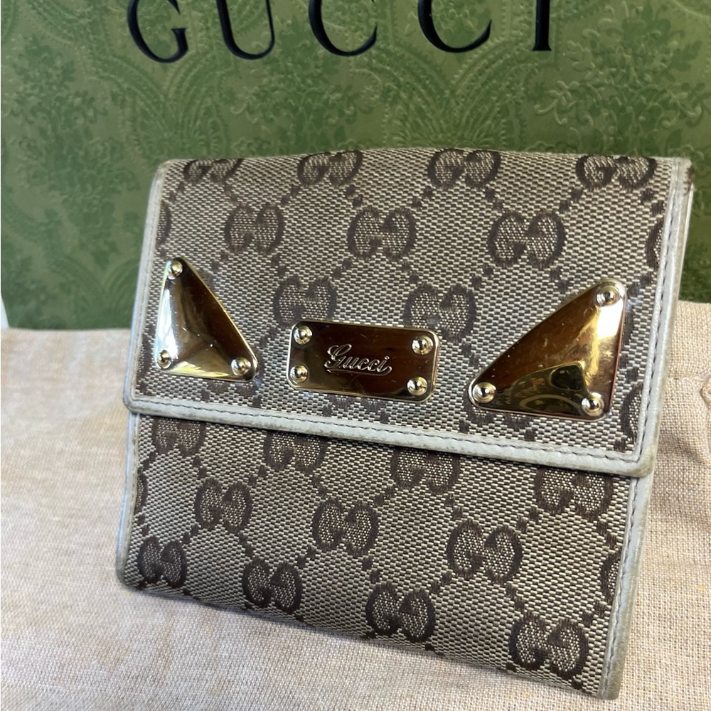 Gucci Wallets Guccissima Brown and Gold Wallet with Iconic GG Monogram Monster